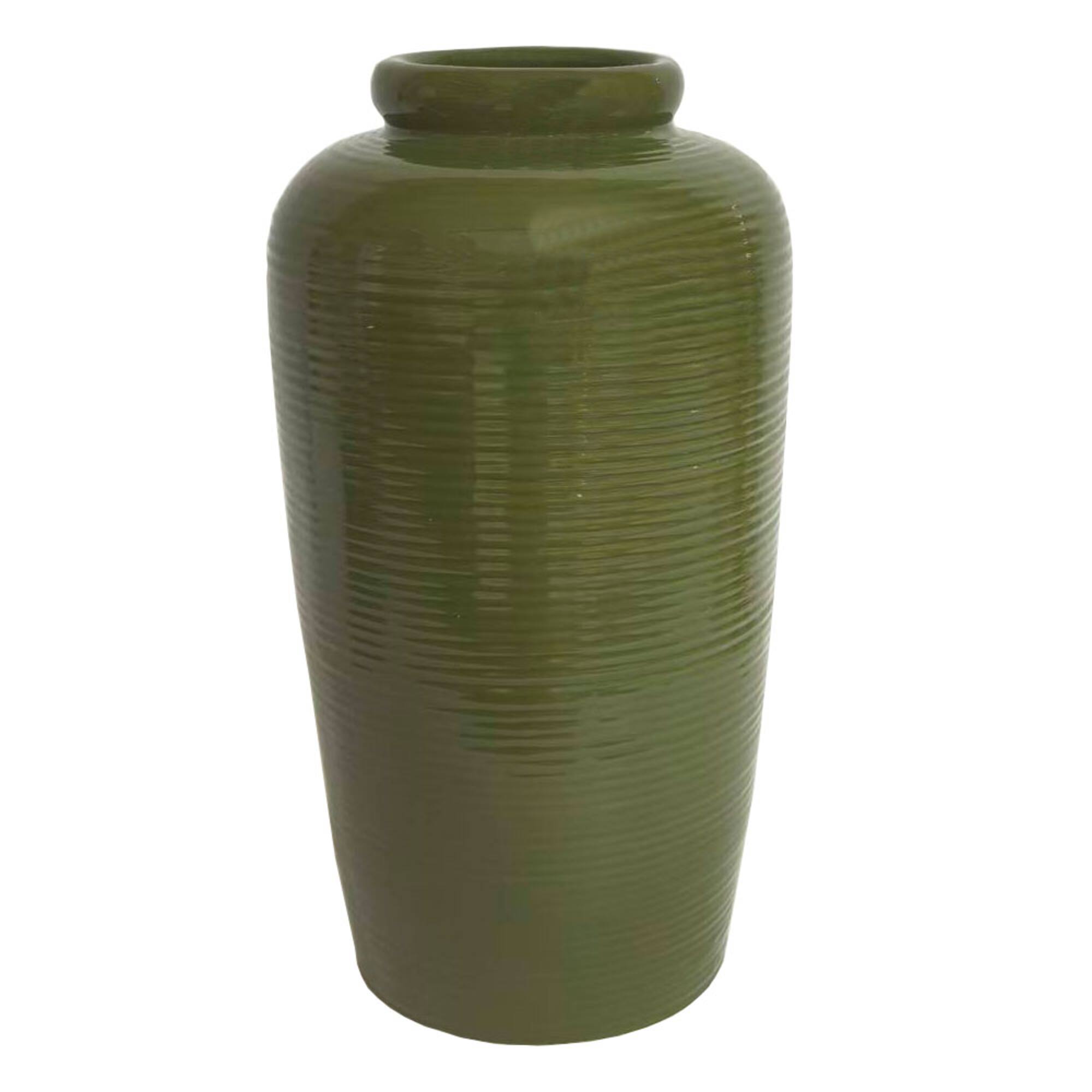 10.25" Green Ceramic Vase by Ashland®